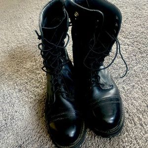 Nice Rocky style all leather combat boots